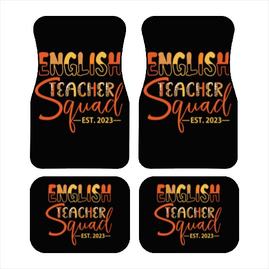 English Teacher Squad EST. 2023 Car Mats