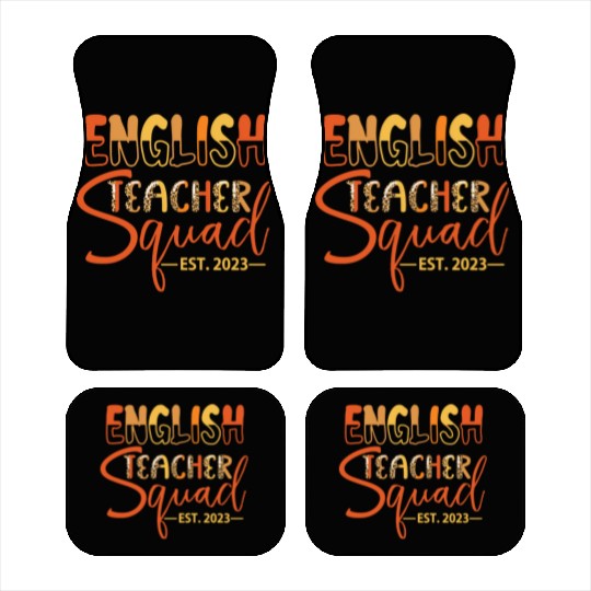 English Teacher Squad EST. 2023 Car Mats