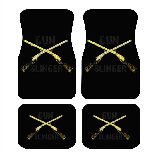 GUN SLINGER Winchester Rifle Car Mats