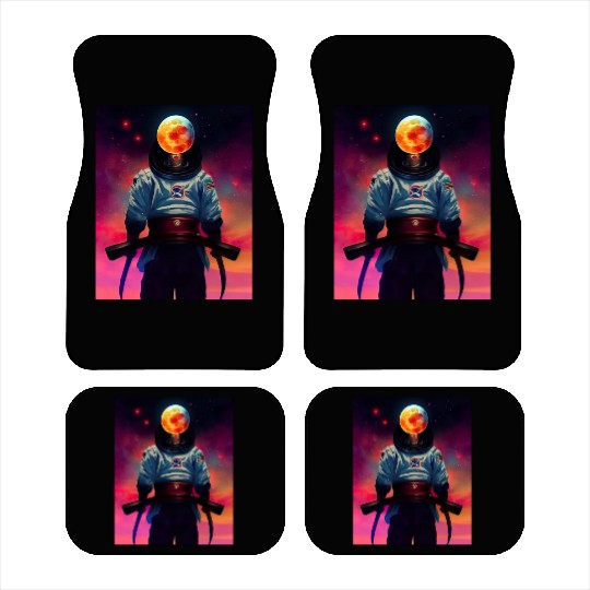 Astronaut Samurai Car Mats