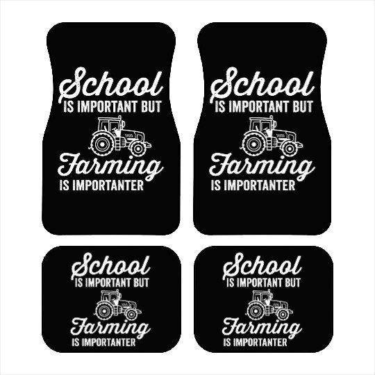 Funny Farming Saying Gift For Farmers Car Mats