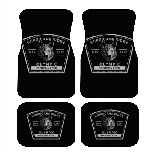 Hurricane Ridge Olympic National Park Car Mats