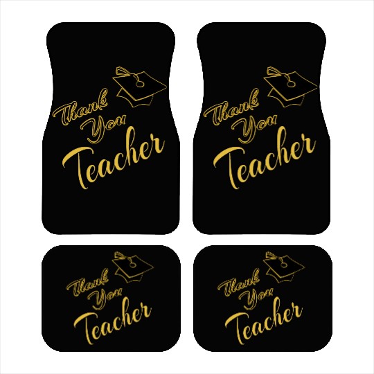 Thank You Teacher Car Mats