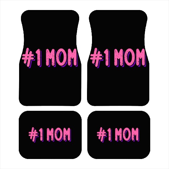 Hashtag Number One Mom Mothers Day Idea Mama Women Car Mats