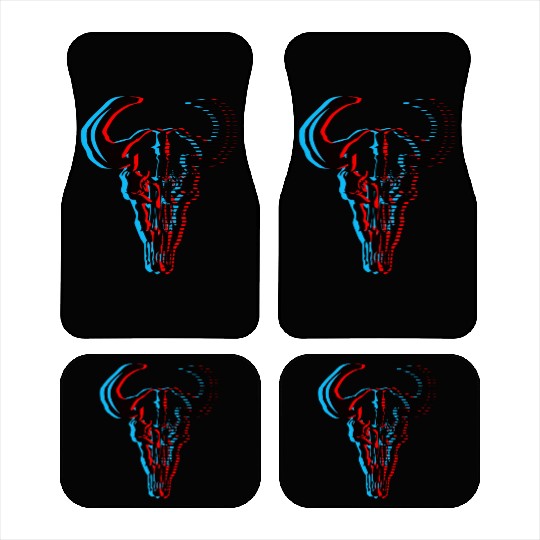 Buffalo skull Car Mats
