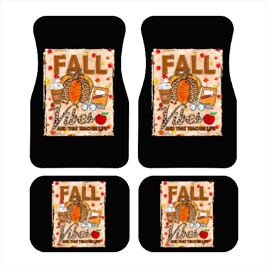 Fall Vibes And That Teacher Life Bleached Car Mats