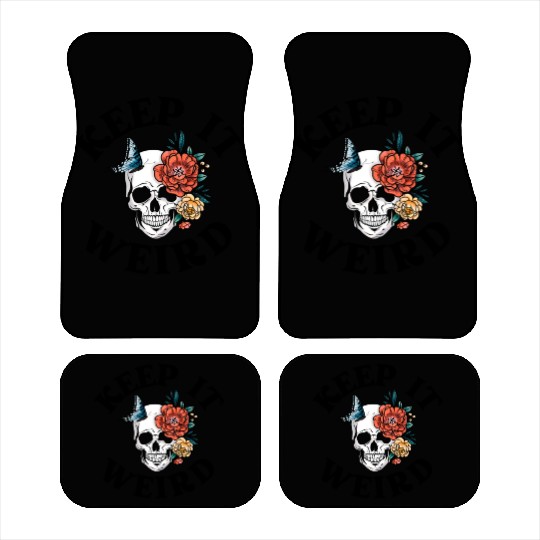 Keep it Weird Morbid Car Mats