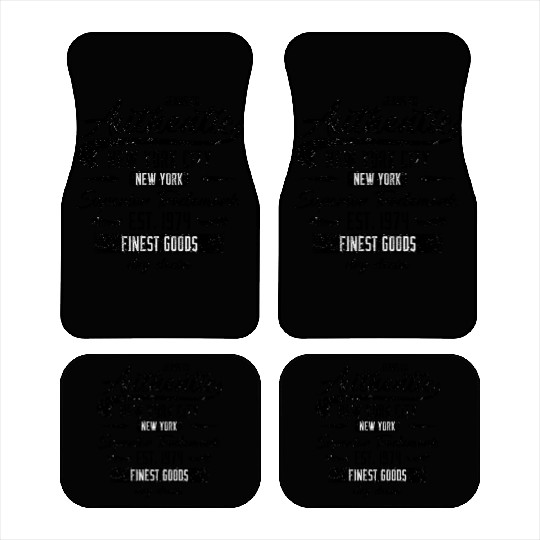 New York City Born In 1974 Vintage Birthday Car Mats