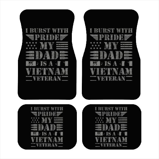 Proud Son Daughter of A Vietnam Veteran Car Mats