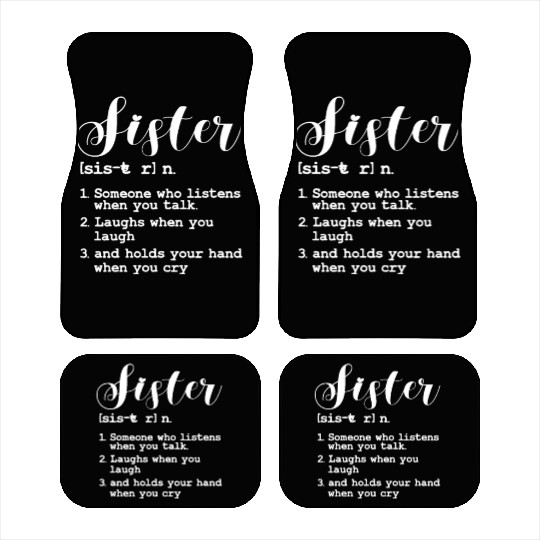 Sister Definition Car Mats