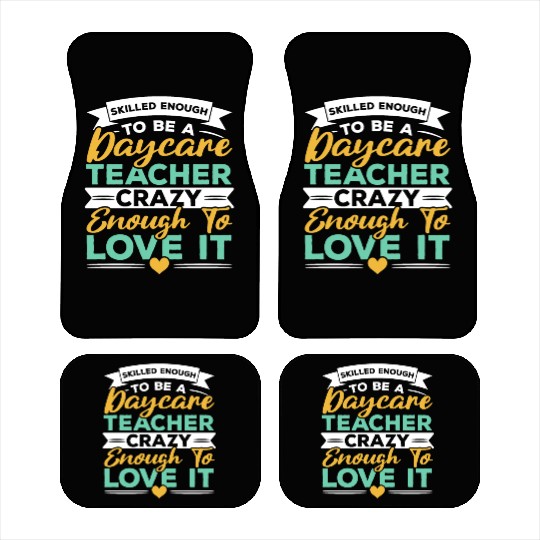 Daycare Teacher Childcare Educator Director Car Mats