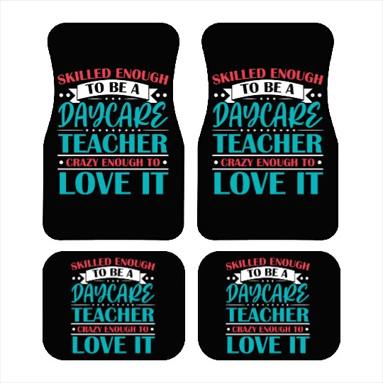 Daycare Teacher Childcare Educator Director Car Mats