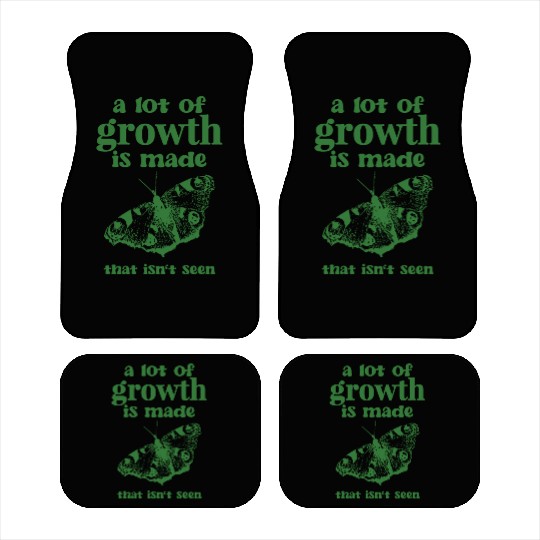 Self Growth | Butterfly Car Mats green
