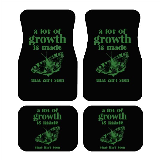 Self Growth | Butterfly Car Mats green