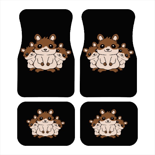 Crew hamster family kids Car Mats