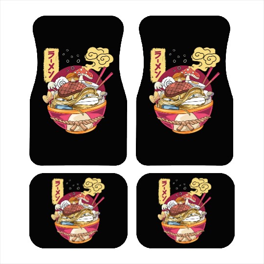 Ramen Mushroom Car Mats