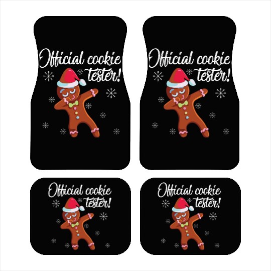 Official Christmas Cookie Tester Car Mats