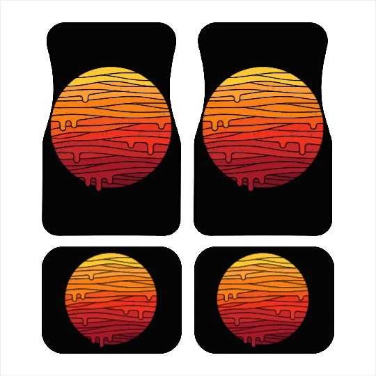 The Mountain Sun and Moon Car Mats