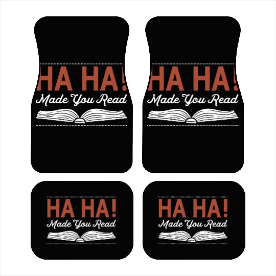 Made you read Sarcasm English Teacher Car Mats