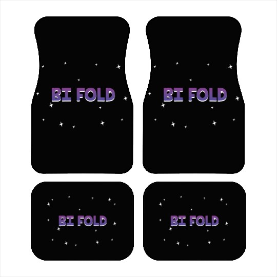 Bi Fold Bisexual LGBTQ Bi Pride LGBT Positivity Car Mats