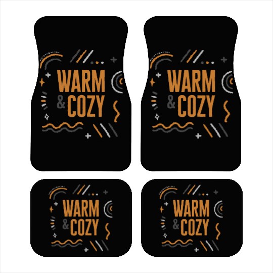 Halloween Theme Warm And Cozy Coffee Lover Mug Car Mats
