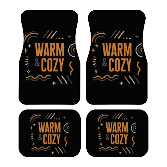 Halloween Theme Warm And Cozy Coffee Lover Mug Car Mats