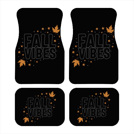 Halloween Theme Fall Vibes Coffee Lover Mug Gift, Car Mats