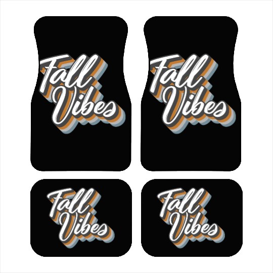 Halloween Theme Fall Vibes Coffee Lover Mug Gift, Car Mats