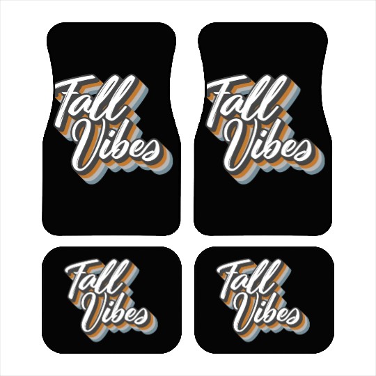 Halloween Theme Fall Vibes Coffee Lover Mug Gift, Car Mats