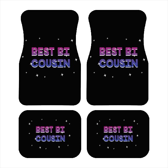 Best Bi Cousin Bisexual LGBTQ Bi Pride LGBT Family Car Mats