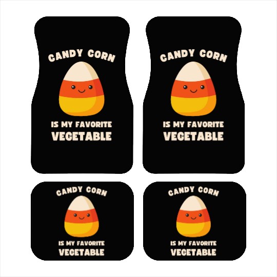 LAZY COSTUME CANDY CORN IS MY FAVORITE VEGETABLE Car Mats
