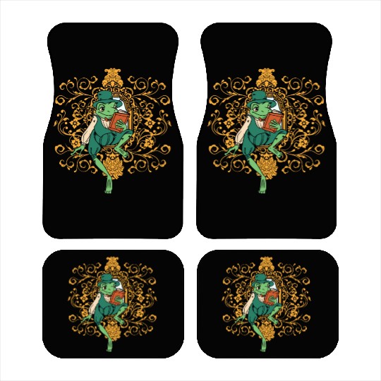 Classy Royalty Prince Toad Frog Amphibian Car Mats