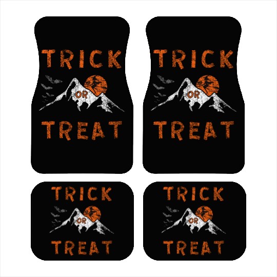 Trick Or Treat Halloween Witch Car Mats