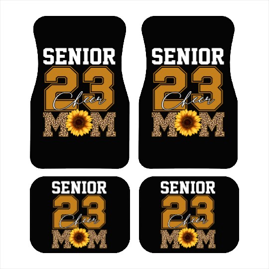 Cheer Mom Senior Class Of 2023 Sunflower Proud Mom Car Mats