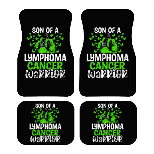 Lymphoma Cancer Awareness Month Ribbon Son Car Mats