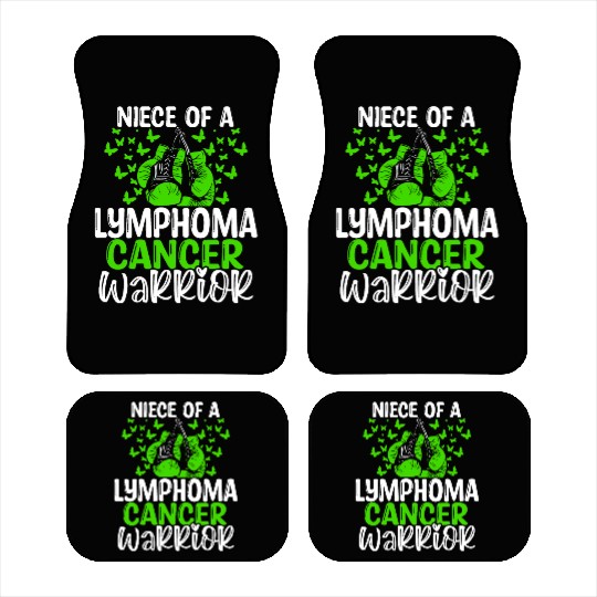 Lymphoma Cancer Awareness Niece Aunt Uncle Car Mats