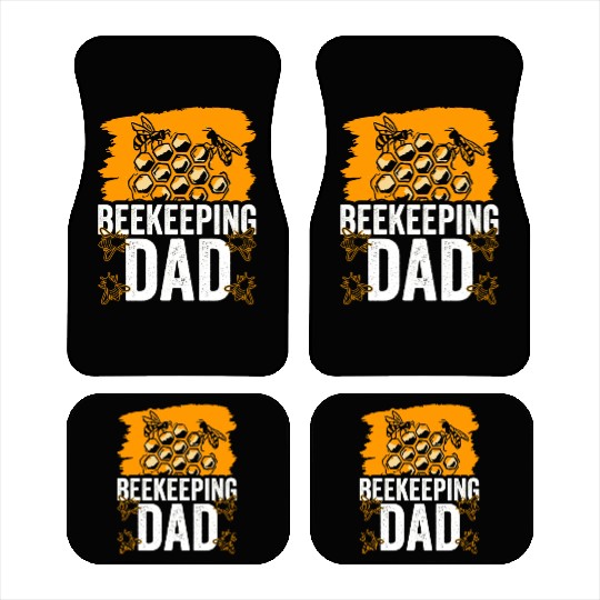 Beekeeping Dad Bee Honeybee Beekeeper Hobby Car Mats