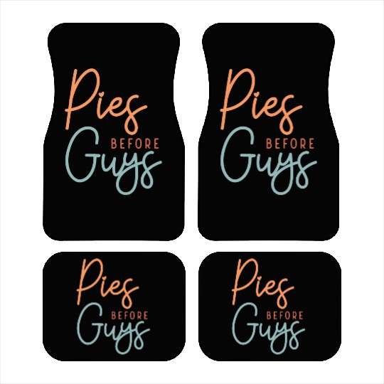 Thanksgiving Pies before Guys Car Mats