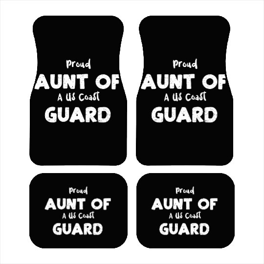 Proud Aunt Of A Us Coast Guard Car Mats