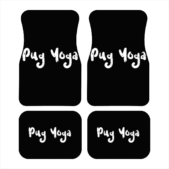 Pug Yoga - Workout Car Mats