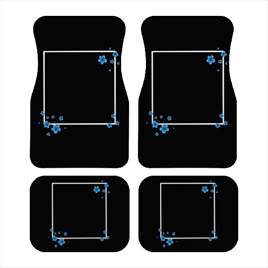 Square Blossom Car Mats