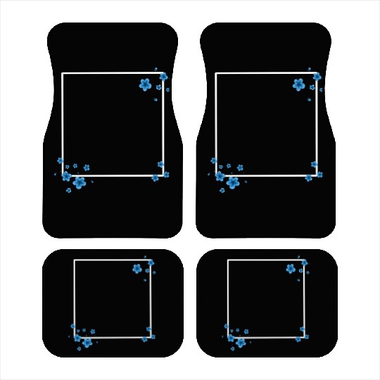 Square Blossom Car Mats