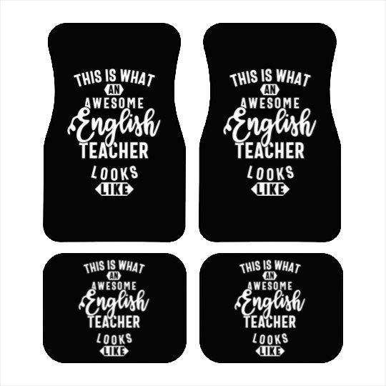 english teacher, cute english teacher Car Mats