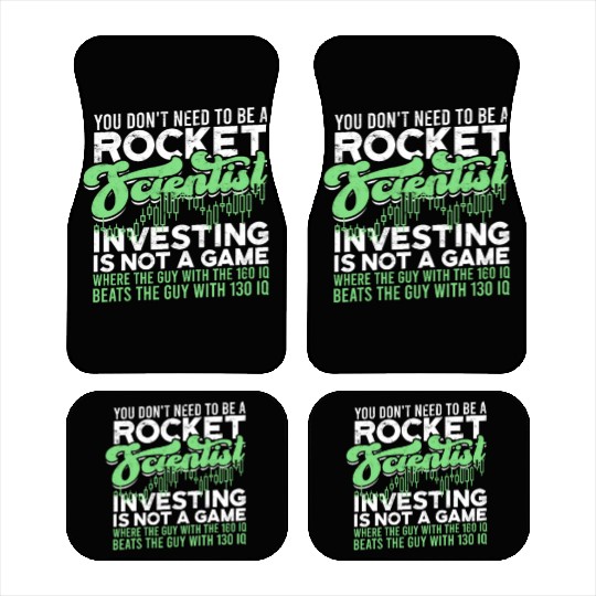 You don't need to be a rocket scientist. Car Mats