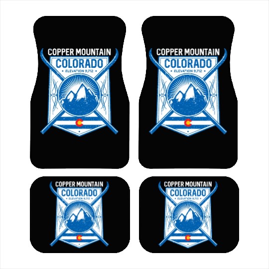 Copper Mountain Colorado Ski Mountains Car Mats
