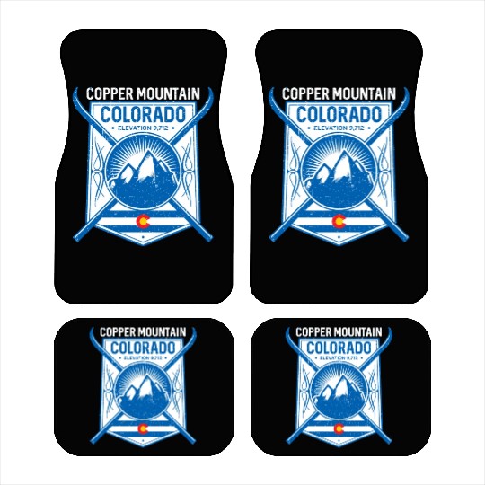 Copper Mountain Colorado Ski Mountains Car Mats