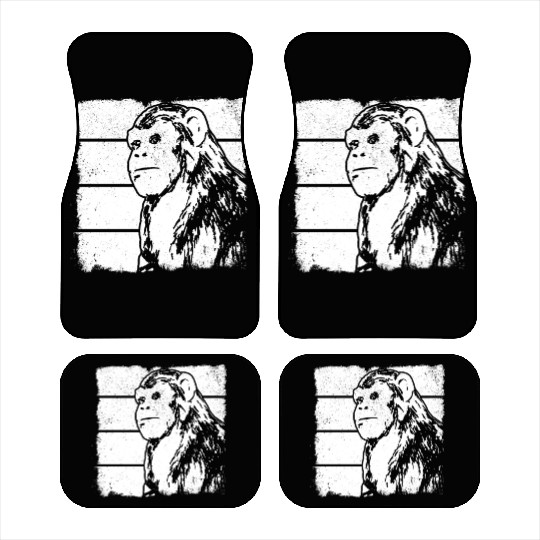 Monkey Chimpanzee Orangutan Monkey - Monkey Car Mats