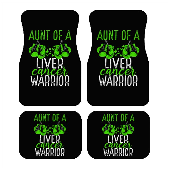 Aunt Liver Cancer Awareness Niece Nephew Car Mats