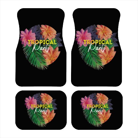 Tropical Party Car Mats