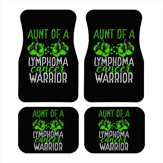 Aunt Lymphoma Cancer Awareness Niece Nephew Car Mats